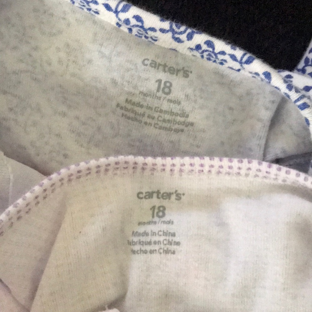 Two Carter’s rompers - Picture 3 of 3